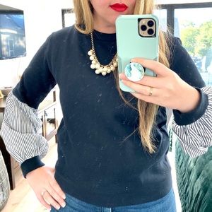 Banana Republic Balloon Sleeve Couture Sweatshirt